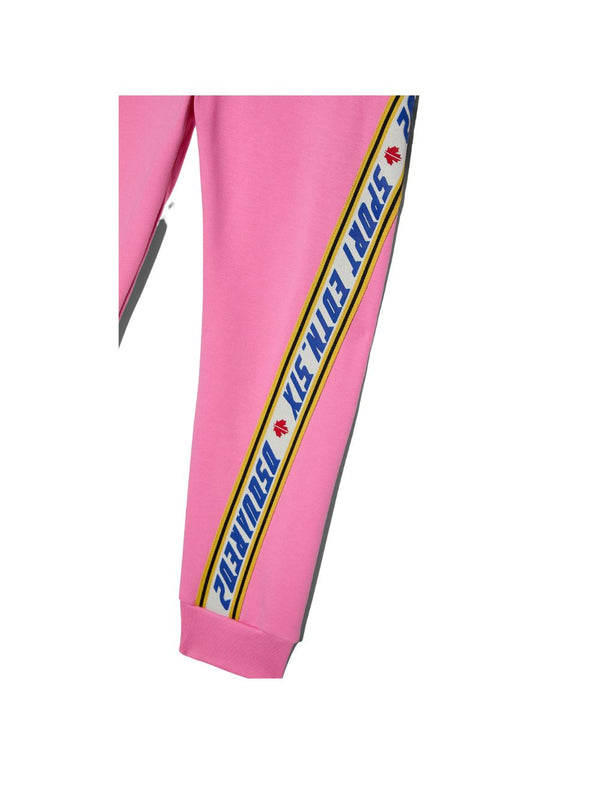 DSQUARED SPORT Pantalone Bambino Unisex di tuta con fasce colorate