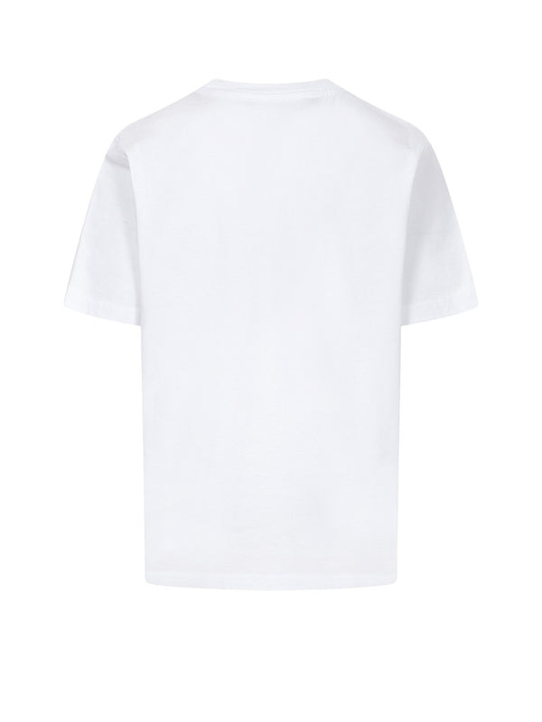 DSQUARED T-Shirt Logo Frontale Bianco