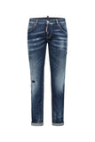 Jeans Bambino modello cinque tasche con zip