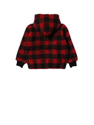 DSQUARED Giubbotto Bambino in cotone con motivo a quadri