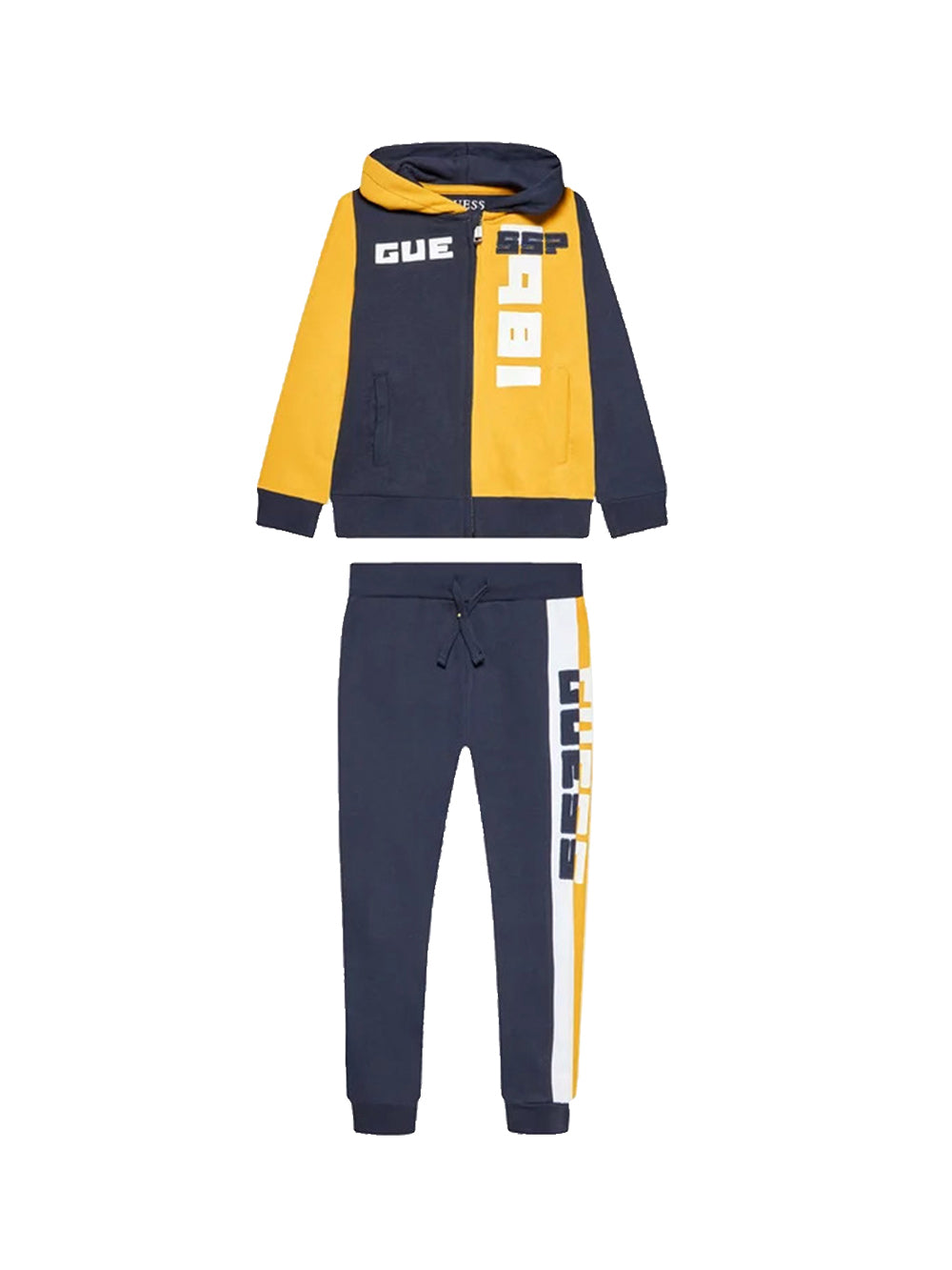 GUESS 1 USCITA Tuta Bambino con cappuccio e chiusura zip