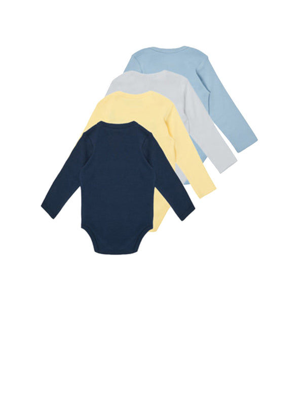 GUESS 1 USCITA Set Coordinato 4 Body Unisex in cotone con stampa