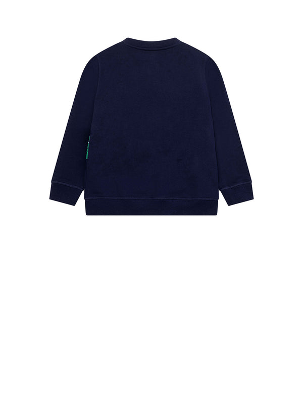 KENZO Felpa Bambino in cotone con logo brand