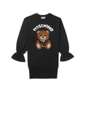 MOSCHINO Abito Bambina con stampa Teddy e maniche volant