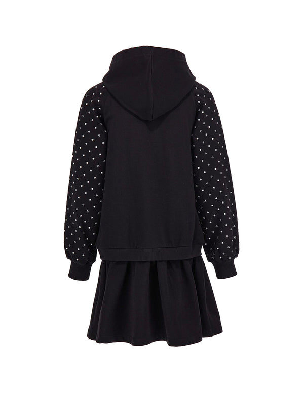 MOSCHINO ABBIGLIAMENTO Abito Bambina con strass e teddy