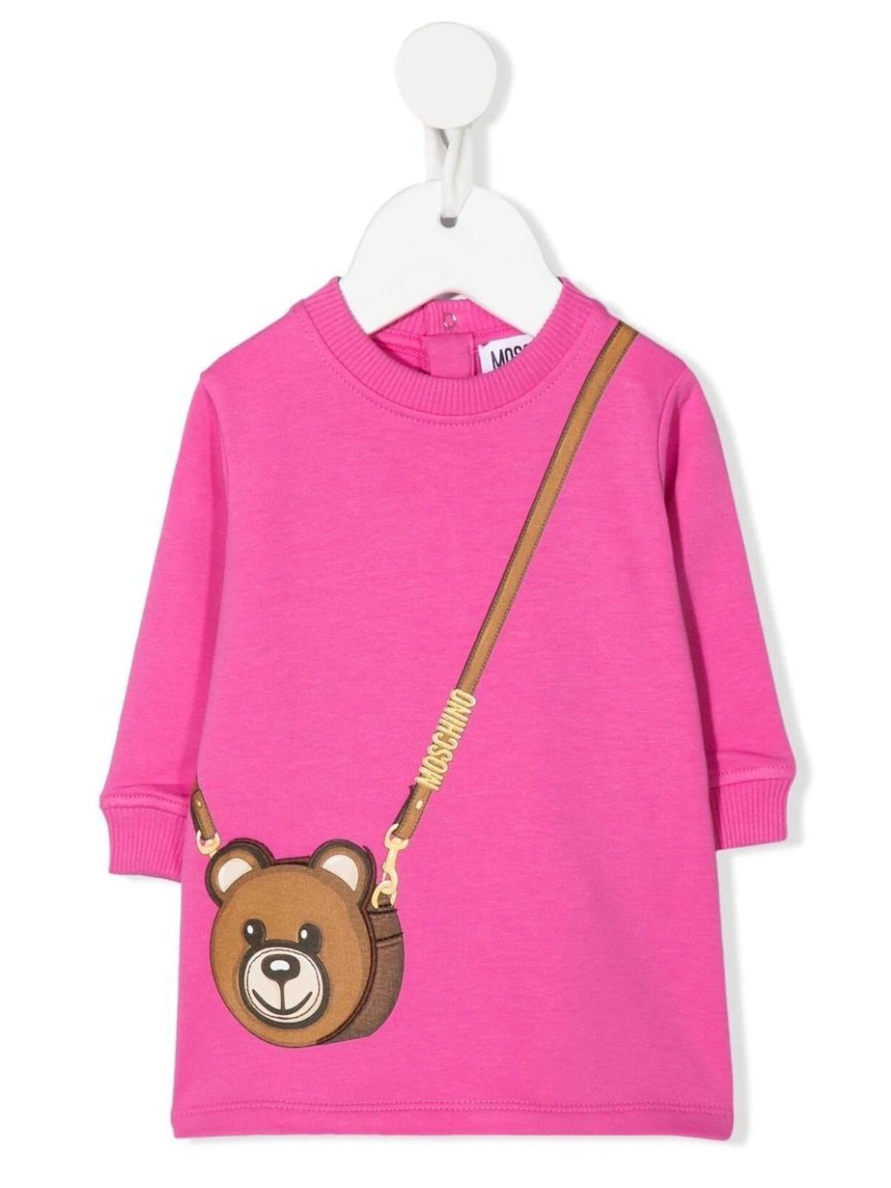 MOSCHINO Abito Bambina con stampa Teddy Toy e girocollo