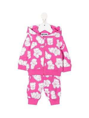 MOSCHINO ABBIGLIAMENTO Set Tuta Teddy Bear Ciclamino