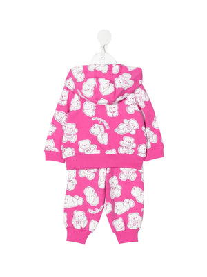MOSCHINO ABBIGLIAMENTO Set Tuta Teddy Bear Ciclamino
