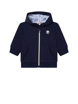 TIMBERLAND Felpa Bambino in cotone con logo brand