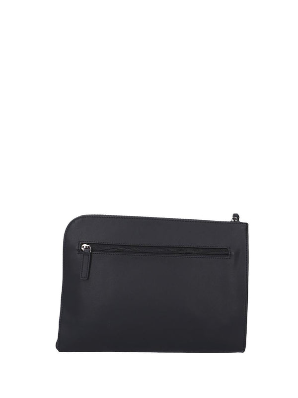 CULT Pochette Unisex Nero con manico da polso
