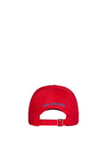 DSQUARED2 Cappello Unisex Ragazzo Rosso con visiera e logo
