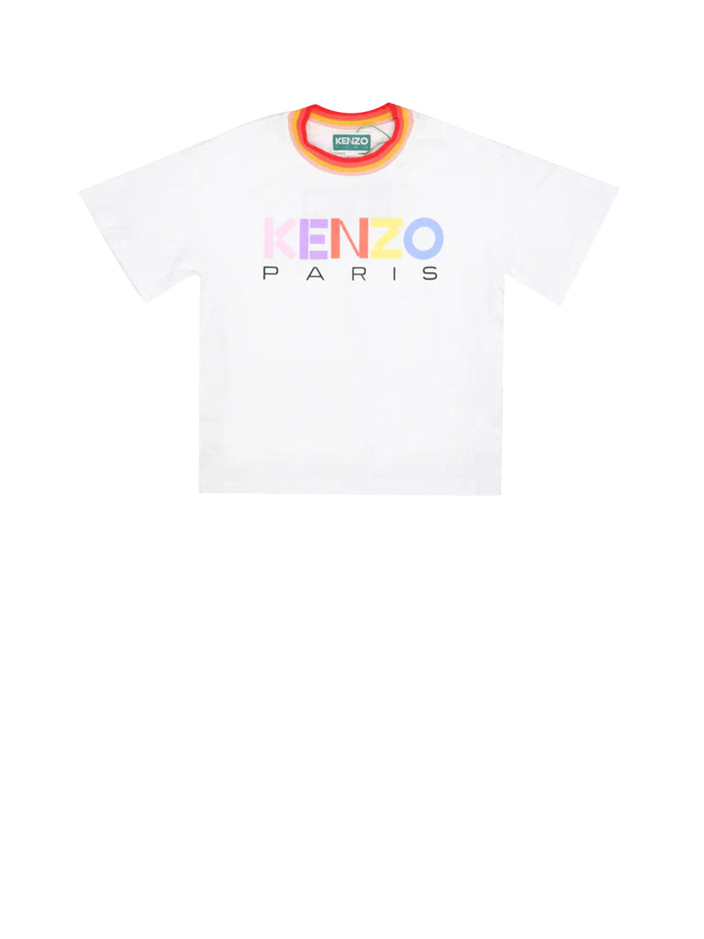 T-shirt Unisex Bimbo con lettering brand multicolor