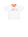 T-shirt Unisex Bimbo con lettering brand multicolor