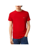 LACOSTE T-shirt Uomo Rossa a maniche corte con logo
