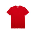 LACOSTE T-shirt Uomo Rossa a maniche corte con logo