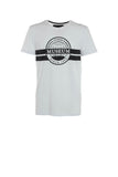 MUSEUM T-Shirt Uomo Con Maxi Stampa Bianco