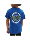 VANS T-shirt Bambino Blu con maxistampa