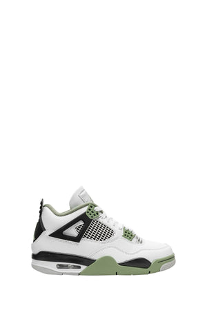 JORDAN Sneakers Unisex Air Jordan 4 Retro Bianco Verde