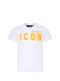 DSQUARED ICON T-Shirt Relax Icon Bianco - Multicolore