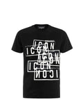 DSQUARED ICON T-Shirt Relax Icon Bambino - Nero