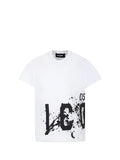 DSQUARED ICON T-Shirt Bambino - Bianco
