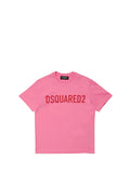 DSQUARED2 T-Shirt Relax Eco Unisex Bimbo - Rosa
