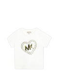 MICHAEL KORS T-Shirt Bambina- Bianco